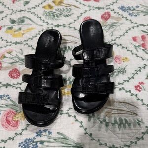 Musse & Cloud Black Women's Sandals